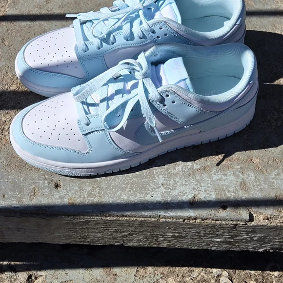 New Nike Dunk Low Shoes Glacier Blue White Retro DV0833-104 Mens Size 9.5 - Picture 5 of 10